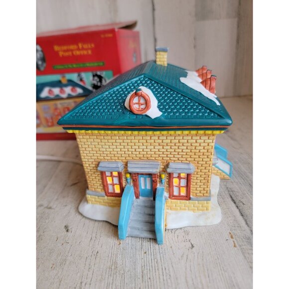 Bedford falls post office Vintage village accessory xmas - Picture 5 of 7